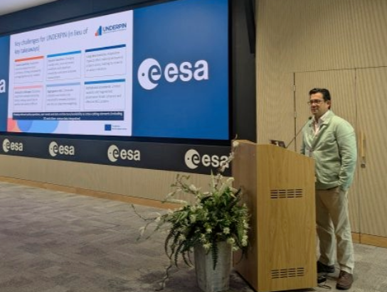 UNDERPIN coordinator at ESA workshop